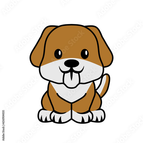 Puppy Vector Illustration 