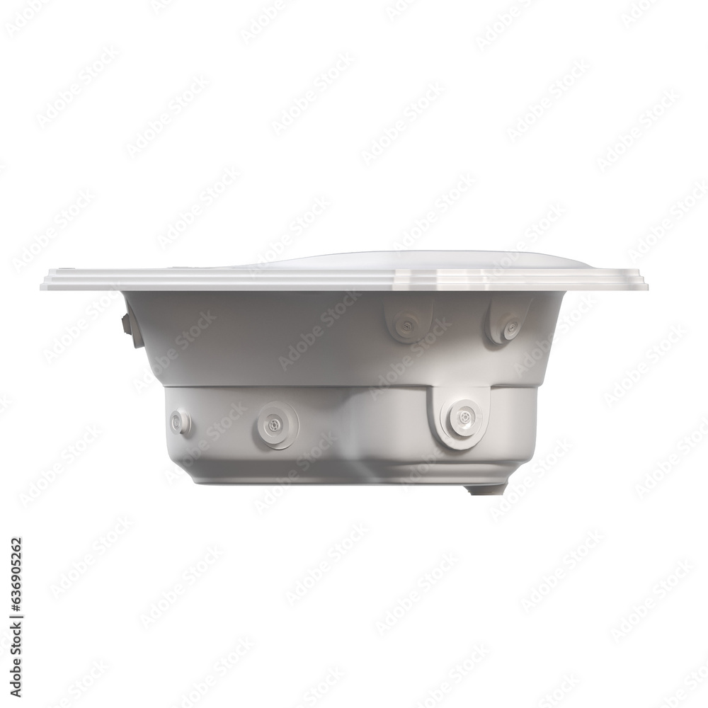 bathtub isolated on a transparent background, 3D illustration, and a CG render bathtub isolated on a transparent background, 3D illustration, and a CG render