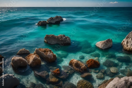 rocks in the ocean © Ateeq