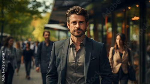 Very handsome business man