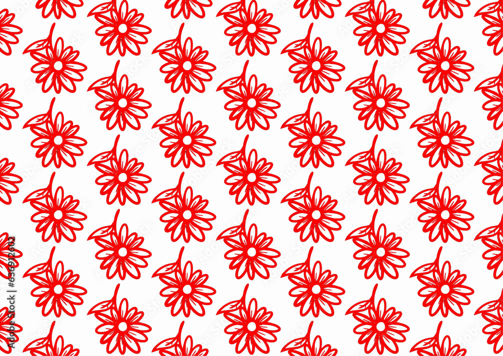 The patter vector design with red flowers for textile print, wallpaper, fashion, background, etc., repeat pattern, seamless pattern or wallpaper or backdrop
The patter vector design with red flowers for textile print, wallpaper, fashion, background, etc., repeat pattern, seamless pattern or wallpaper or backdrop