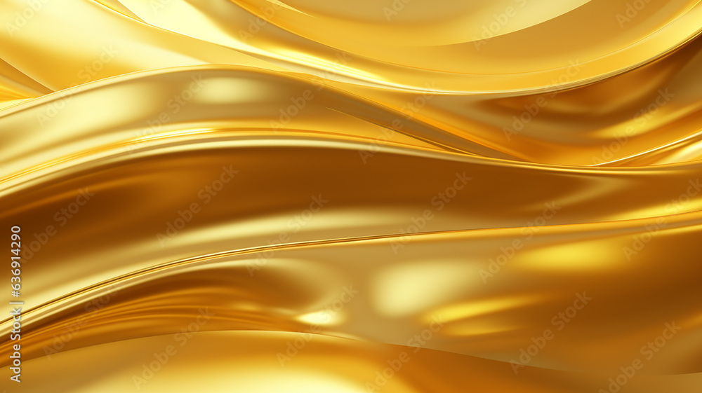 Abstract gold wave background. Abstract gold wave background.