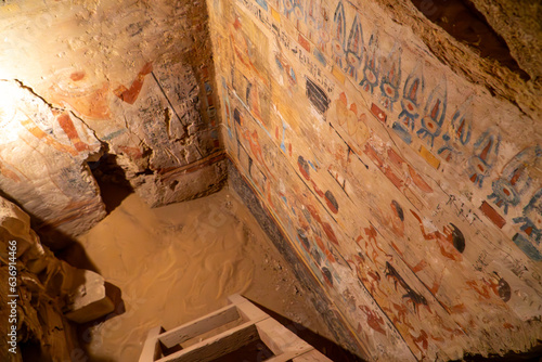 Sakkara in the Egyptian desert