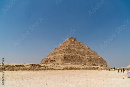 Sakkara in the Egyptian desert