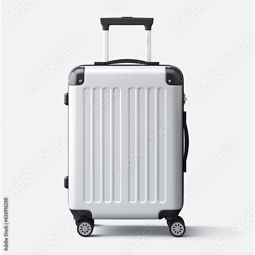 Fun Traveling with Blue Luggage. Explore the World generative ai