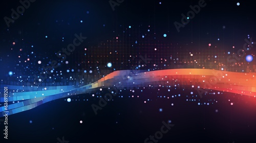 Background of a vibrant and dynamic abstract background with dazzling lights