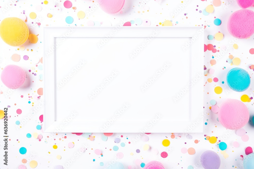 Mockup photo frames, Empty abstract shape framing for your design. template for picture, painting, poster, lettering or photo gallery