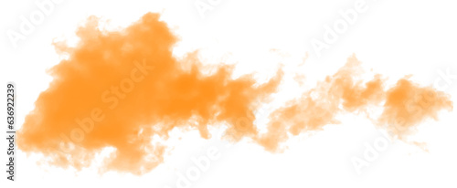 Orange cloud