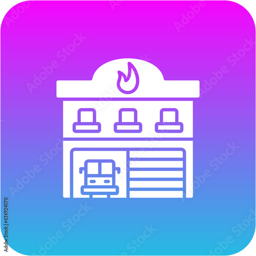 Fire Station Icon
