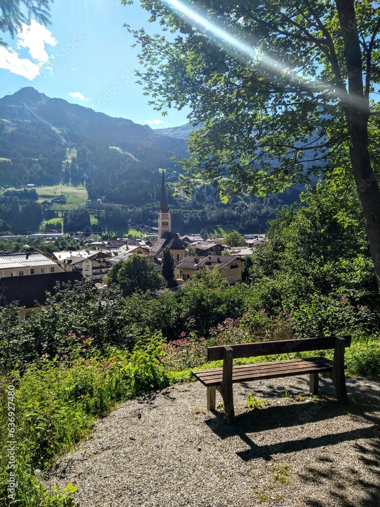 blick auf dorf blick auf dorf