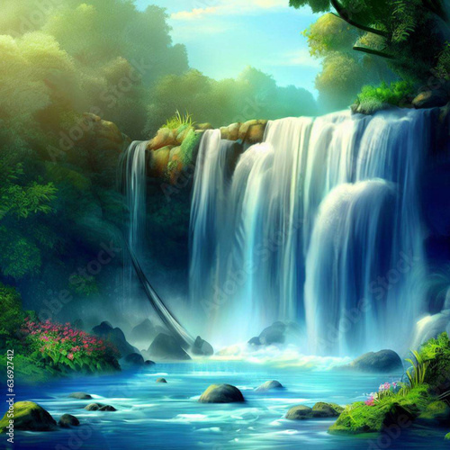 waterfall in the forest