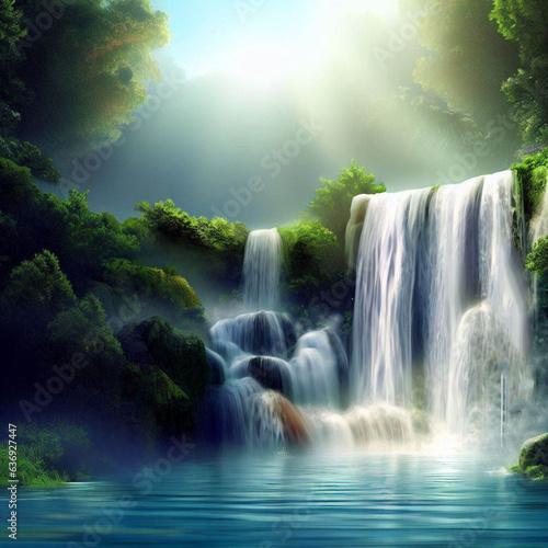 waterfall in the forest