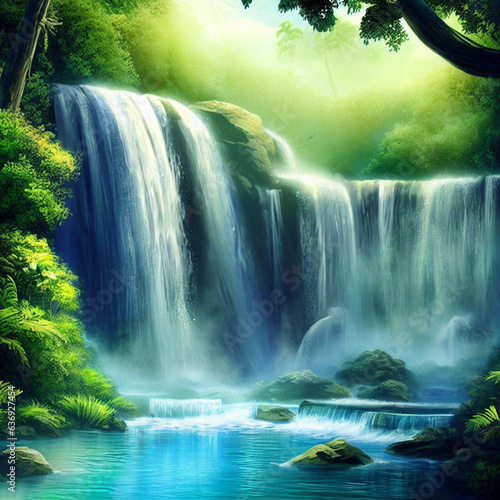 waterfall in the forest
