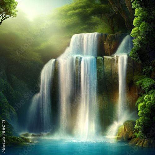 waterfall in the forest