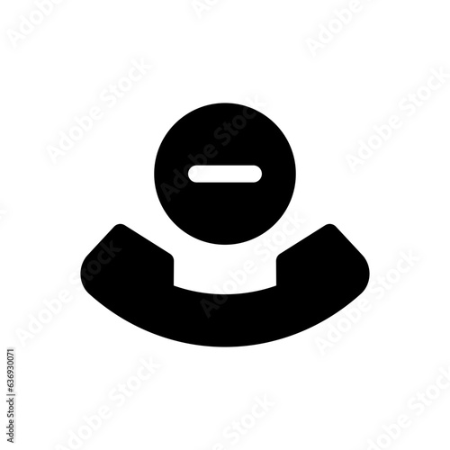 telephone glyph icon