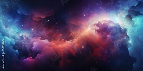 abstract image of a galaxy with countless stars. 