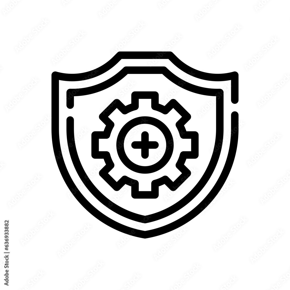 insurance line icon insurance line icon