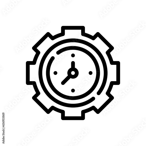 efficiency line icon