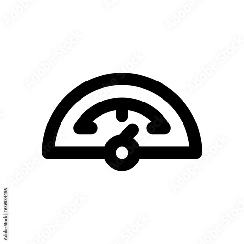benchmarking line icon
