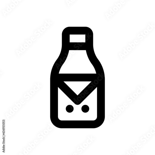 alcoholic line icon