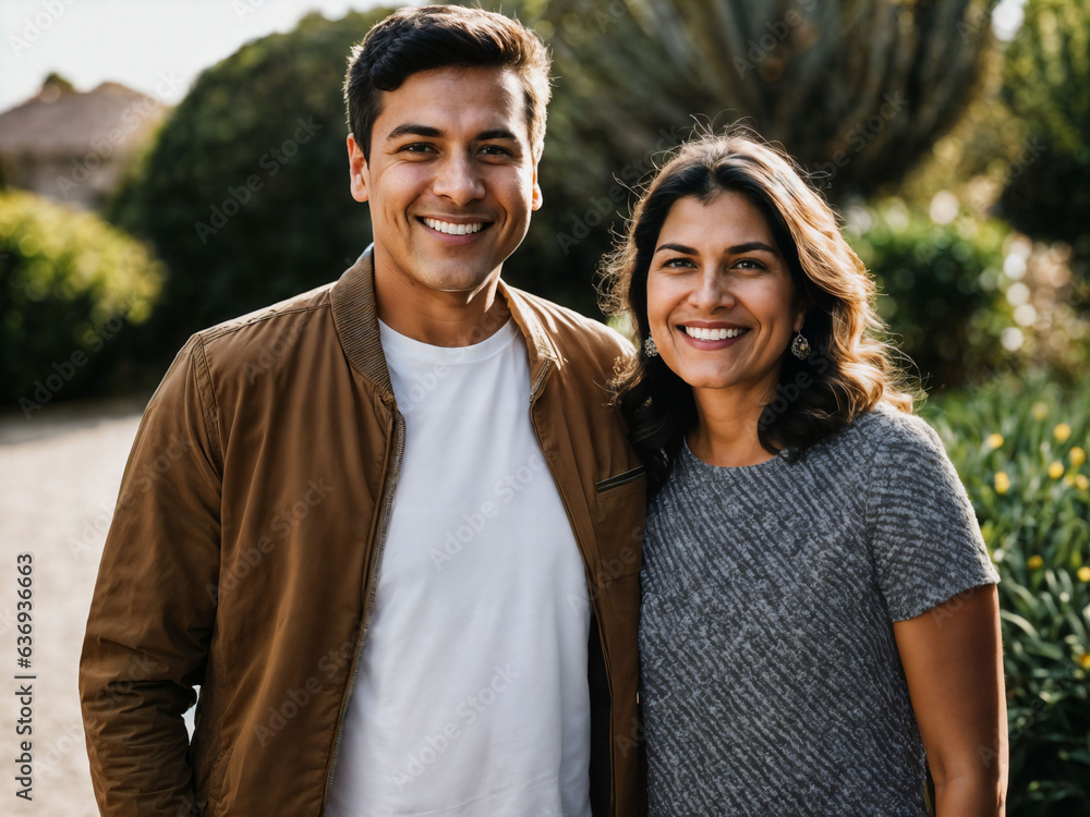 photo of happy family mother and son, generative AI photo of happy family mother and son, generative AI