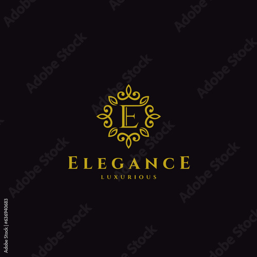 Elegance Letter E Vector Logo Vector