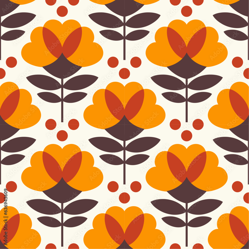 Retro Seamless Damask Surface Scandinavian Pattern Wallpaper Background Retro Seamless Damask Surface Scandinavian Pattern Wallpaper Background