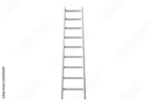 Rolling ladder. isolated object, transparent background photo