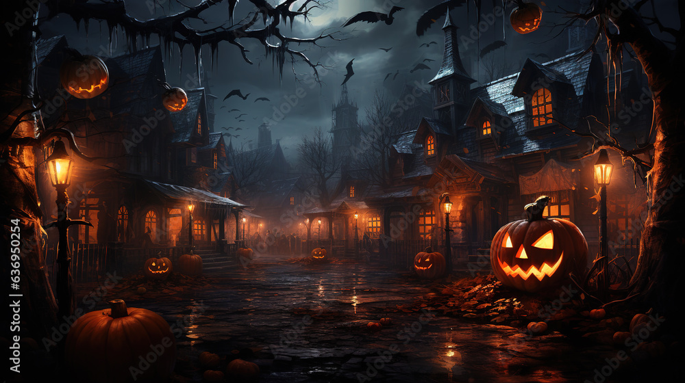 halloween night in the city halloween night in the city