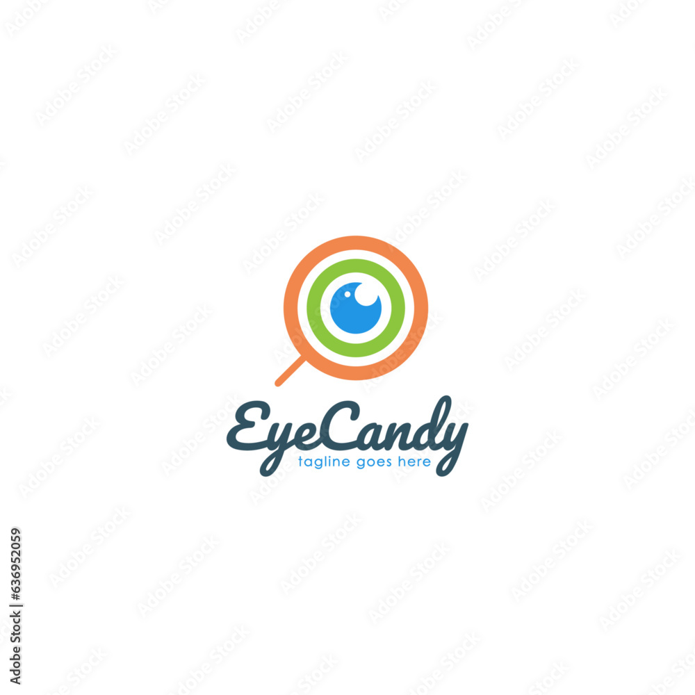 Eye In Candy Logo Vector
