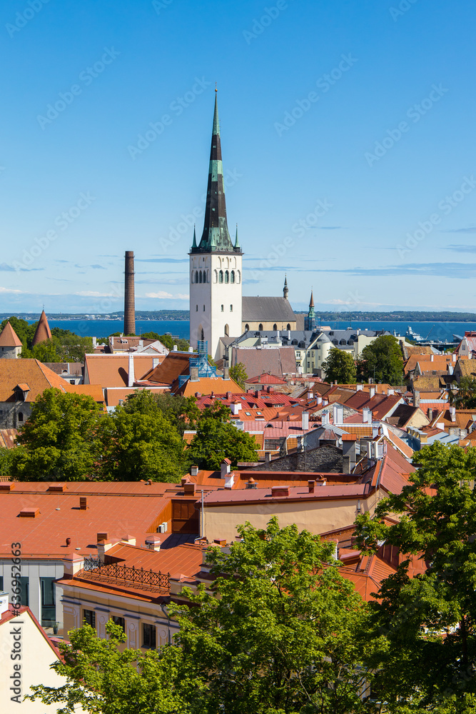 City view of Tallinn, Estonia