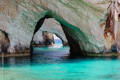 Zakynthos, Ionische Inseln, Griechenland, Blaue Grotten