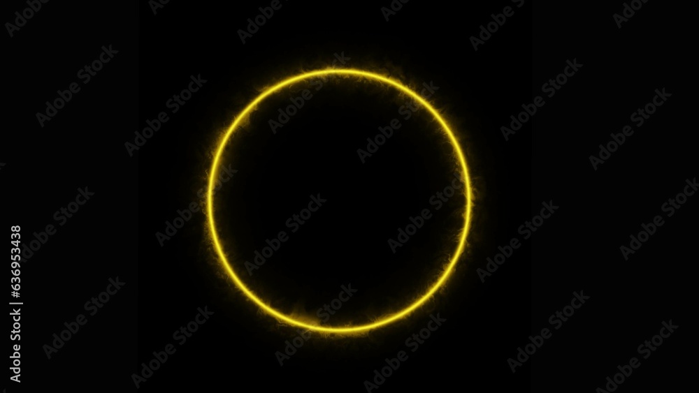 Abstract beautiful neon circle loading background illustration Abstract beautiful neon circle loading background illustration