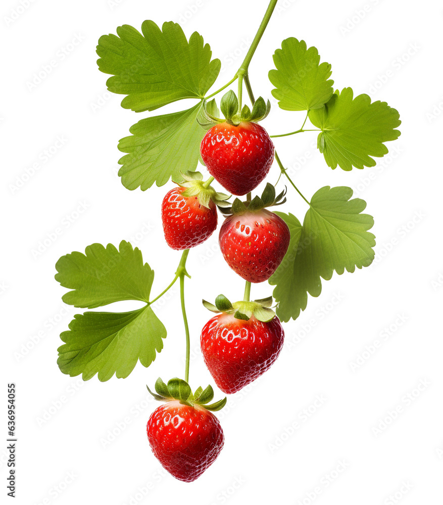 strawberry isolated on white strawberry isolated on white