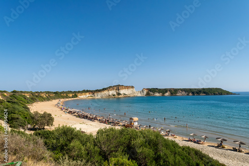 Gerakas view in Zakynthos island in Greece. A famous touristic destination.
