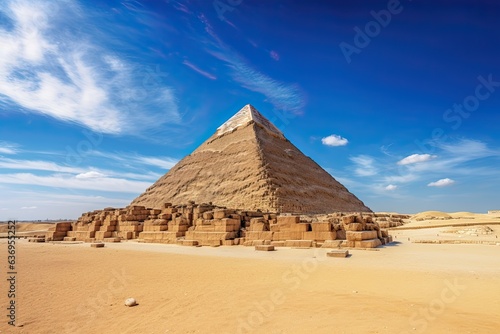 Fotografia World famous pyramids in Egypt