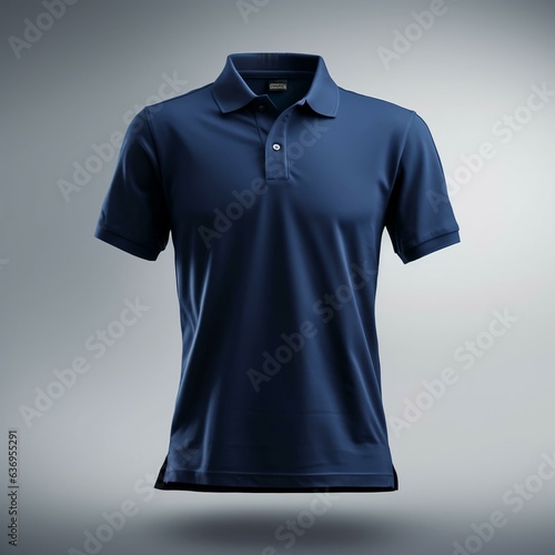 blue t shirt, blue polo t shirt, polo t shirt, tshirt, blue, tee, neck collar, white background, easy to cut out, isolated	