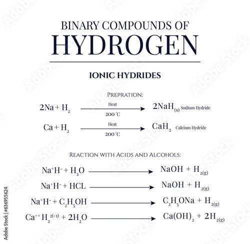 Details Regarding Binary Compounds of  Hydrogen