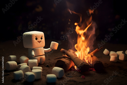 campfire and Marshmallow