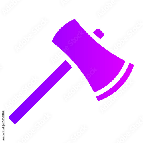 axe gradient icon