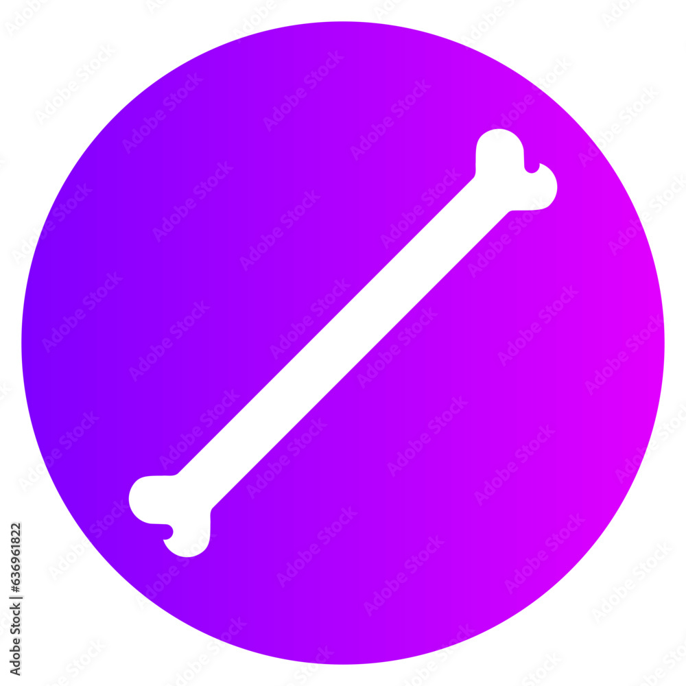 bones gradient icon bones gradient icon