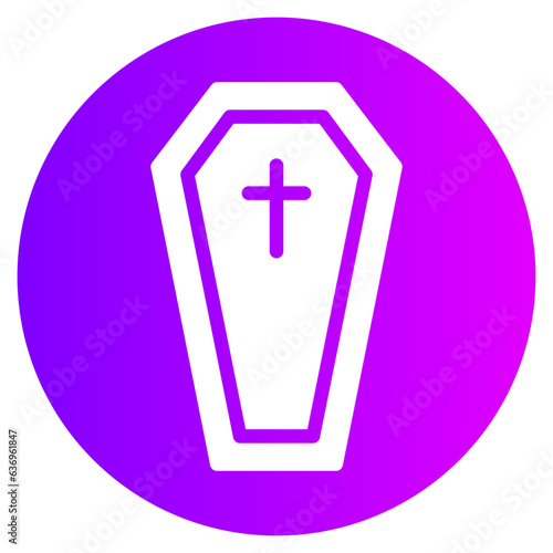 coffin gradient icon