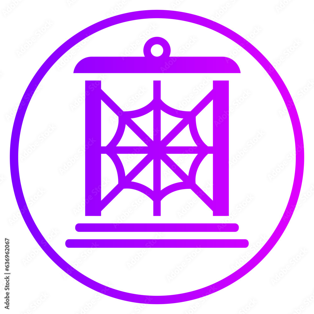 lantern gradient icon lantern gradient icon