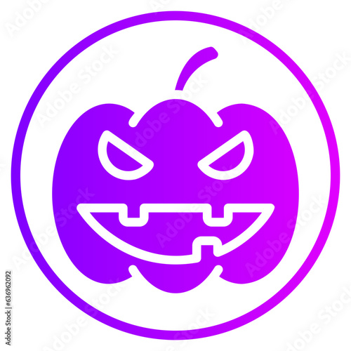 pumpkin gradient icon