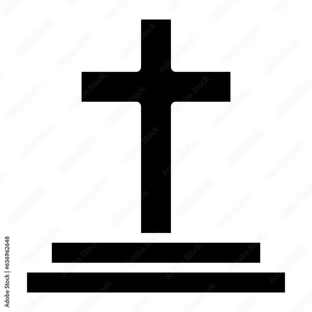 cross glyph icon