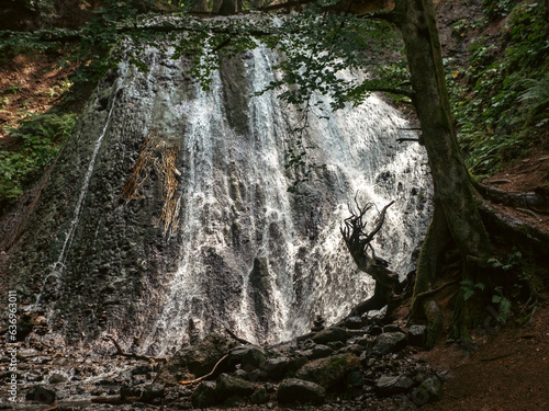 Obraz na płótnie Cascade du Rossignolet au Mont Dore (Auvergne) w salonie
