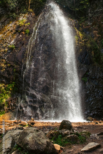 Obraz na płótnie La cascade du Queureuilh, au Mont Dore (Auvergne) w salonie
