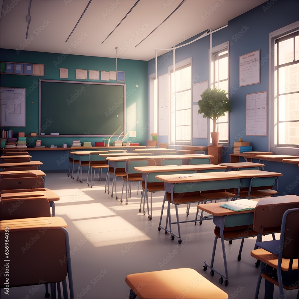 classroom in school classroom in school