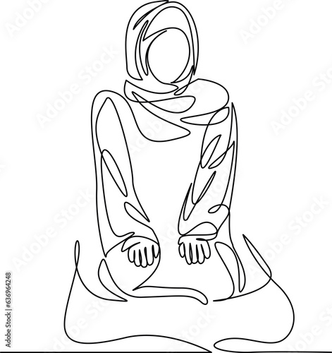 muslim woman praying