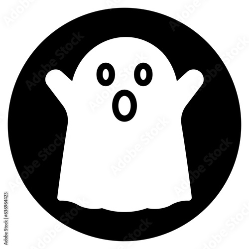 ghost glyph icon
